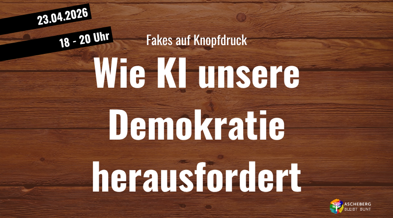 Vortrag: Wie KI unsere Demokratie herausfordert Vortrag: Wie KI unsere Demokratie herausfordert